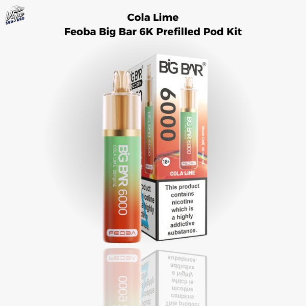 Cola Lime Feoba Big Bar 6K Prefilled Pod Kit
