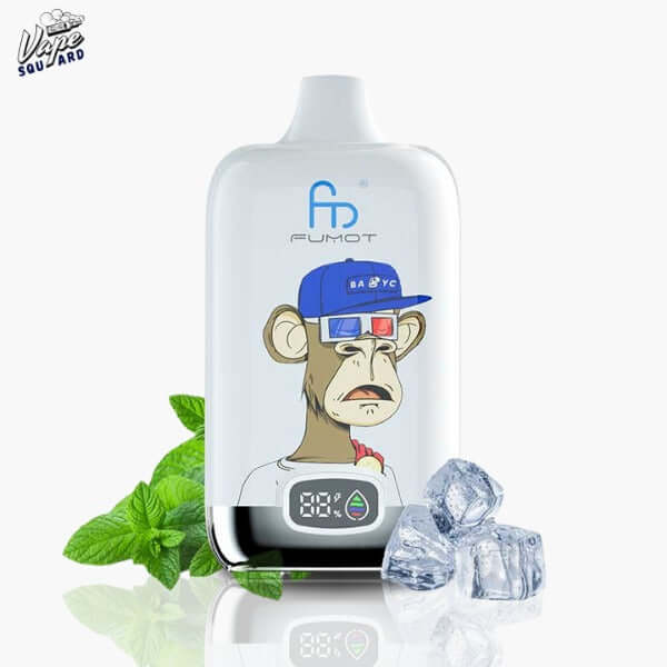 Cool Mint Fumot Digital Box 12000 Prefilled Vape