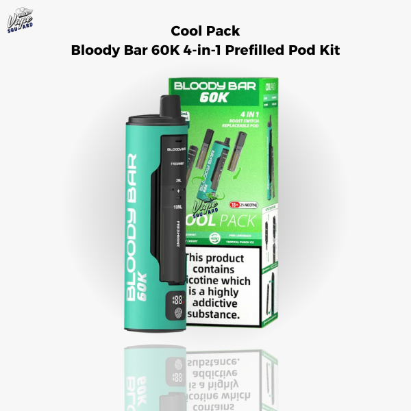 Cool Pack Bloody Bar 60K 4-in-1 Prefilled Pod Kit