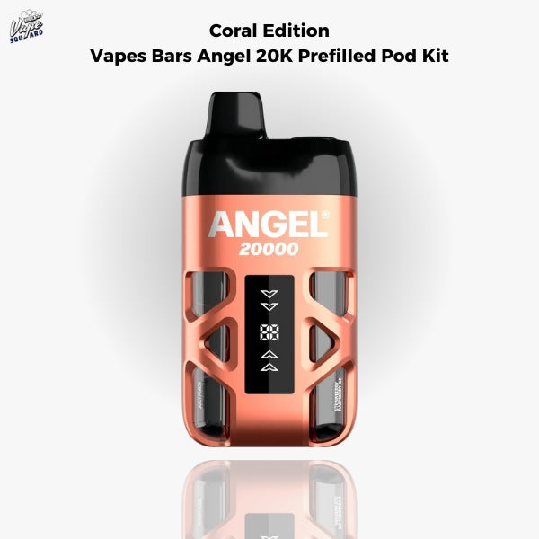 Coral Edition Vapes Bars Angel 20K Prefilled Pod Kit