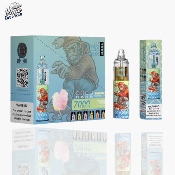 Cotton Candy RandM Tornado 7000 Puffs Prefilled Vape