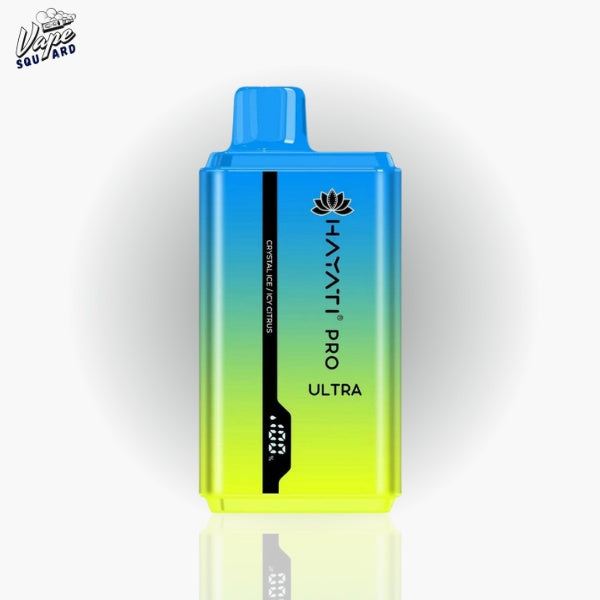 Crystal Ice/Icy Citrus Hayati Pro Ultra 15000 Puffs Prefilled Vape