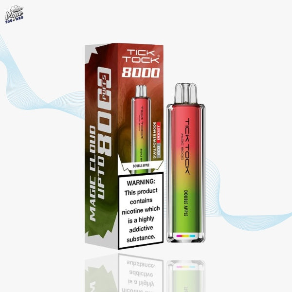 Double Apple Tick Tock Magic 8000 Disposable Vape