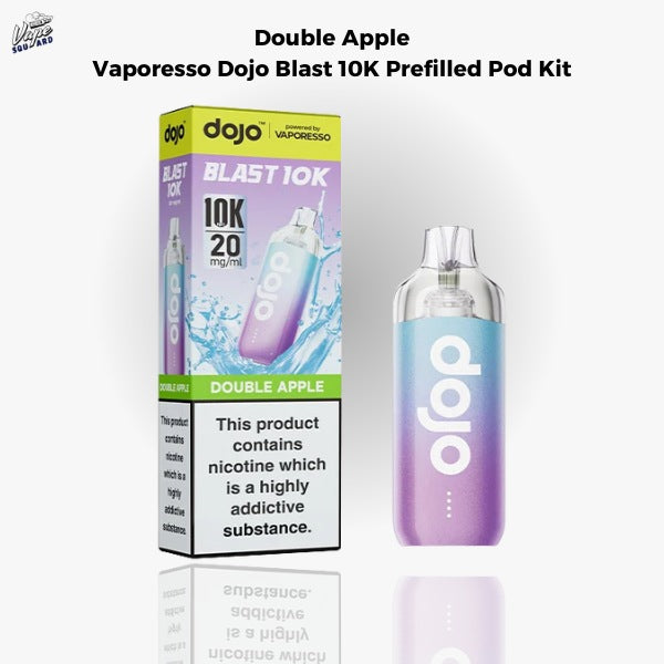 Double Apple Vaporesso Dojo Blast 10K Prefilled Pod Kit