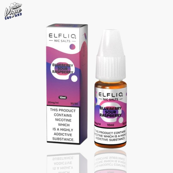 Blueberry Sour Raspberry ELF BAR ELFLIQ Nic Salt (Pack of 10)