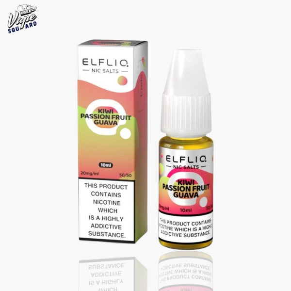 Kiwi Passion Fruit Guava ELF BAR ELFLIQ Nic Salt (Pack of 10)