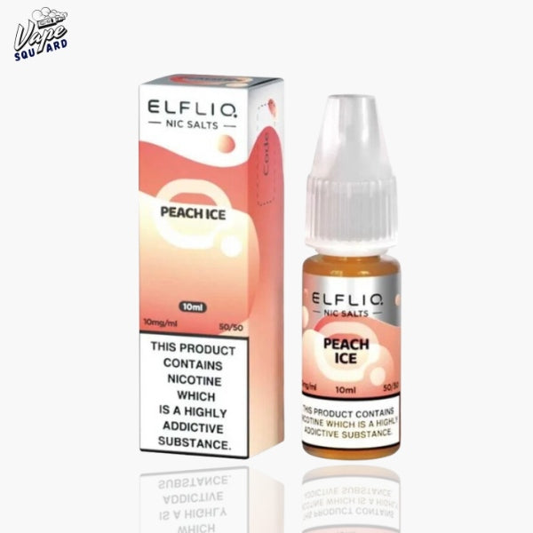 Peach Ice ELF BAR ELFLIQ Nic Salt (Pack of 10)