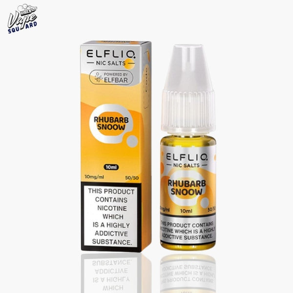 Rhubarb Snoow ELF BAR ELFLIQ Nic Salt (Pack of 10)