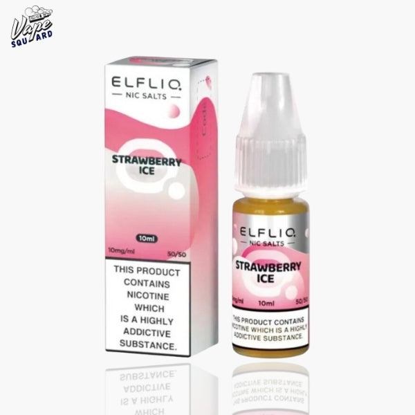 Strawberry Ice ELF BAR ELFLIQ Nic Salt (Pack of 10)