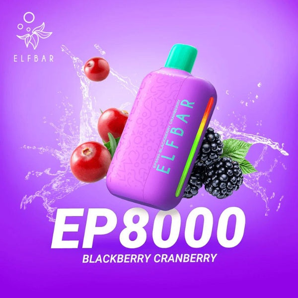Elf Bar EP8000 Blackberry Cranberry Prefilled Vape
