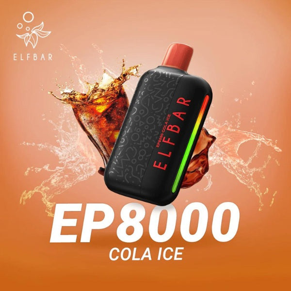 Elf Bar EP8000 Cola Ice Prefilled Vape