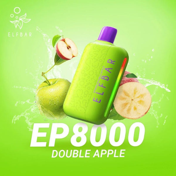 Elf Bar EP8000 Double Apple Prefilled Vape Elf Bar EP8000 Double Apple Prefilled Vape