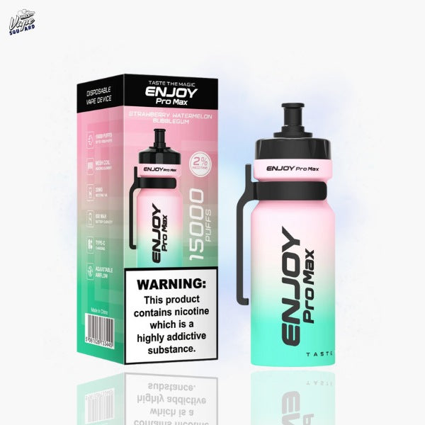 Enjoy Pro Max 15000 Strawberry Watermelon Bubblegum Prefilled Vape