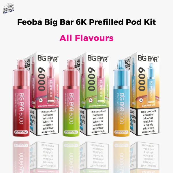 Feoba Big Bar 6K Prefilled Pod Kit