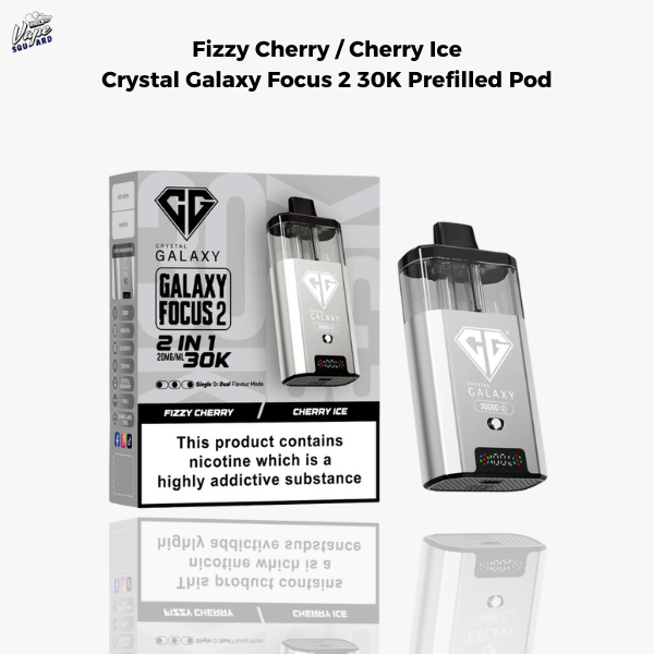 Fizzy Cherry / Cherry Ice Crystal Galaxy Focus 2 30K Prefilled Pod