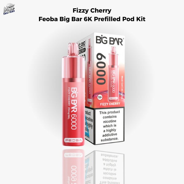 Fizzy Cherry Feoba Big Bar 6K Prefilled Pod Kit