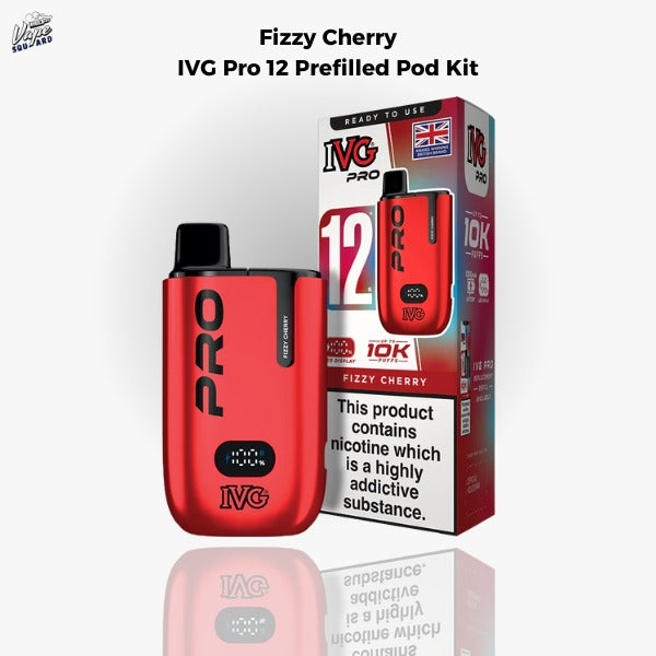Fizzy Cherry IVG Pro 12 Prefilled Pod Kit