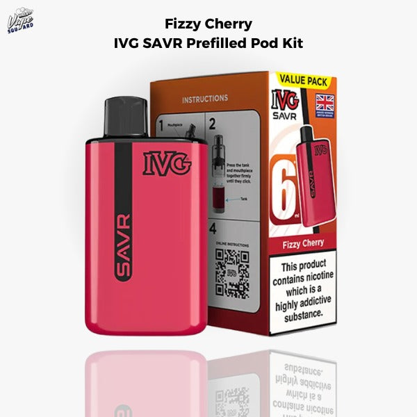 Fizzy Cherry IVG SAVR Prefilled Pod Kit