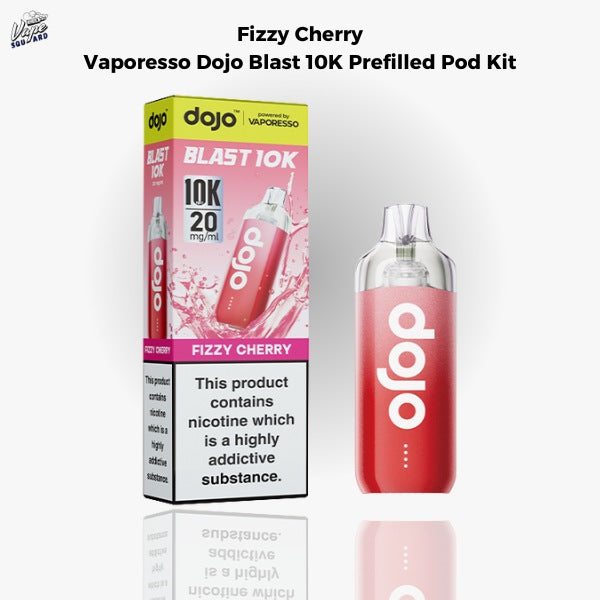 Fizzy Cherry Vaporesso Dojo Blast 10K Prefilled Pod Kit