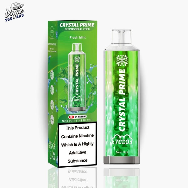 Fresh Mint Crystal Prime 7000 Prefilled Vape