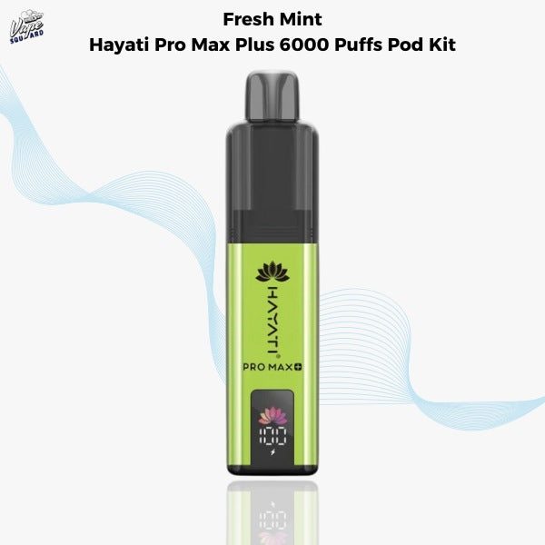 fresh mint hayati pro max Fresh Mint Hayati Pro Max 6000 Prefilled Pod Kit
