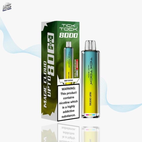 Fruit Cocktail Tick Tock Magic 8000 Prefilled Vape