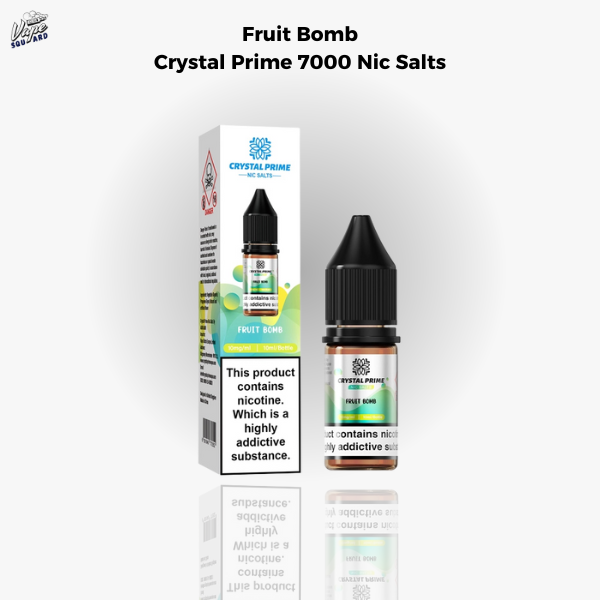 Fruit Bomb Crystal Prime 7000 Nic Salts (Box of 10)