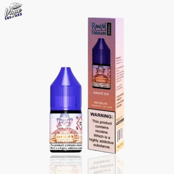 Grape Ice Fumot RandM Tornado 7000 Nic Salts 10ml (Box of 10) Grape Ice Fumot RandM Tornado 7000 Nic Salts 10ml (Box of 10)