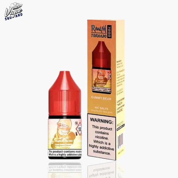 Gummy Bear Fumot RandM Tornado 7000 Nic Salts 10ml (Box of 10) Gummy Bear Fumot RandM Tornado 7000 Nic Salts 10ml (Box of 10)