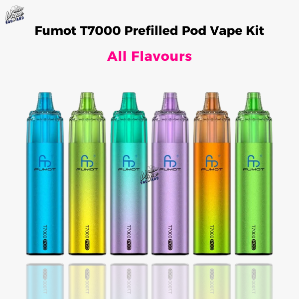 Fumot RandM T7000 Prefilled Pod Kit - All Flavours
