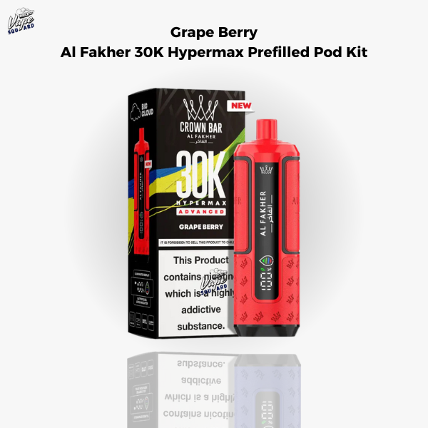 Grape Berry Al Fakher 30K Hypermax Prefilled Pod Kit