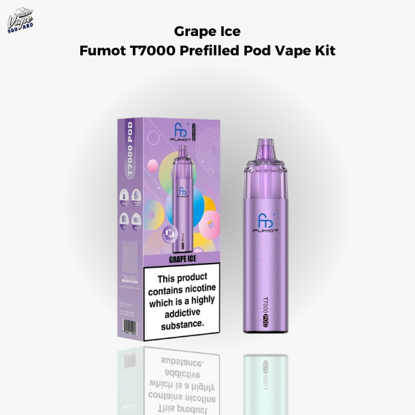 Grape Ice Fumot T7000 Prefilled Pod Vape Kit