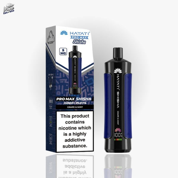 Grape and Mint Hayati Pro Max Shisha 15000 Vape