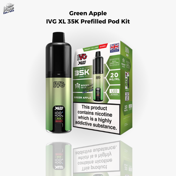 Green Apple IVG XL 35K Prefilled Pod Kit