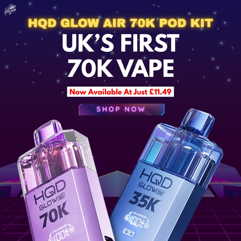 HQD Glow Air 70K Pod Kits First 70K Vape Mobile
