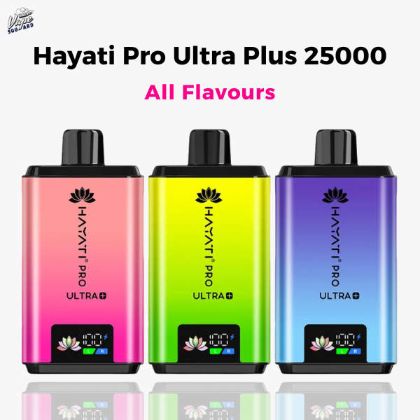 Hayati Pro Ultra Plus 25000 Prefilled Pod Kit - All Flavours