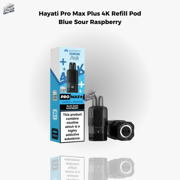 Hayati Pro Max Plus 4K Blue Sour Raspberry Refill Pods