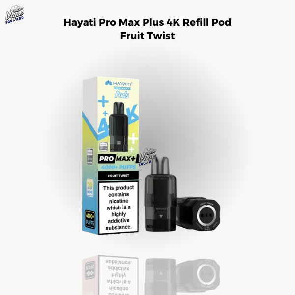 Hayati Pro Max Plus 4K Fruit Twist Refill Pods