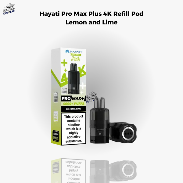 Hayati Pro Max Plus 4K Lemon & Lime Refill Pods