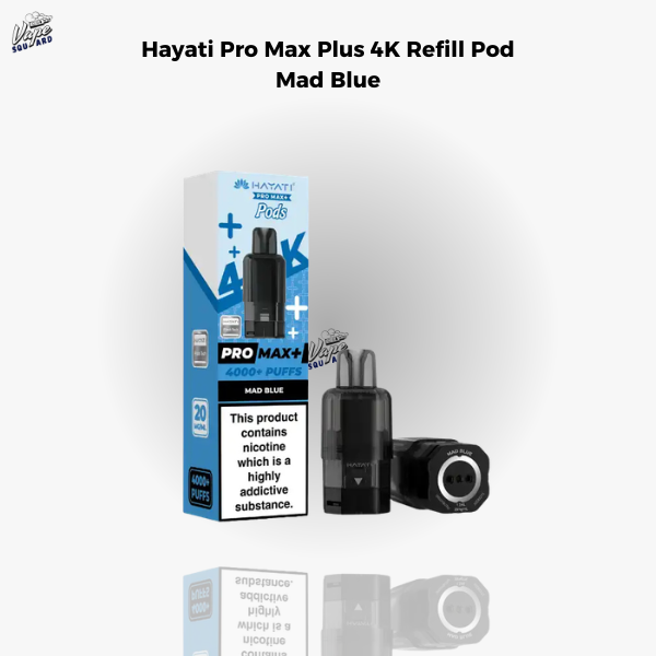 Hayati Pro Max Plus 4K Mad Blue Refill Pods