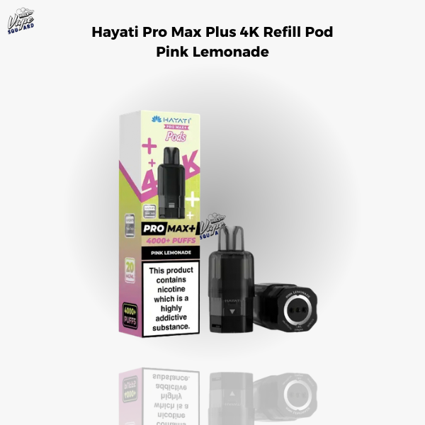 Hayati Pro Max Plus 4K Pink Lemonade Refill Pods