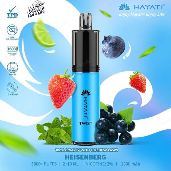 Heisenberg Hayati Twist 5000 Puffs Prefilled Vape