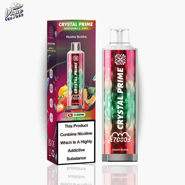 Hubba Bubba Crystal Prime 7000 Prefilled Vape Hubba Bubba Crystal Prime 7000 Prefilled Vape