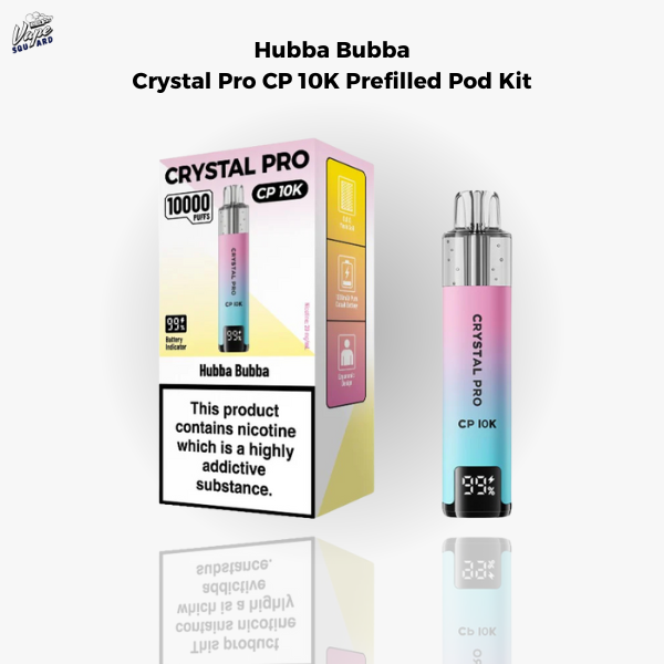Hubba Bubba Crystal Pro CP 10K Prefilled Pod Kit
