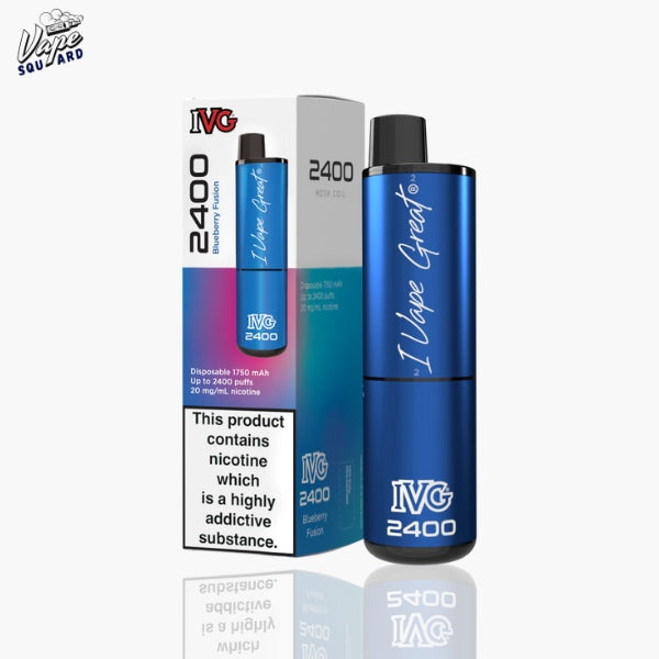 Blueberry Fusion IVG 2400 Disposable Vape