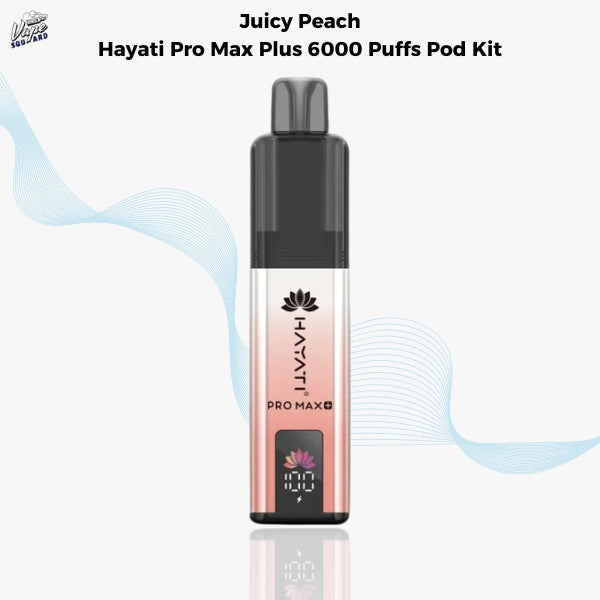 Juicy Peach Hayati Pro Max Plus 6000 Prefilled Pod Kit
