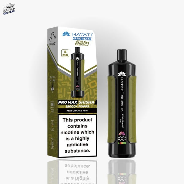 Kiwi Orange Mint Hayati Pro Max Shisha 15000 Vape