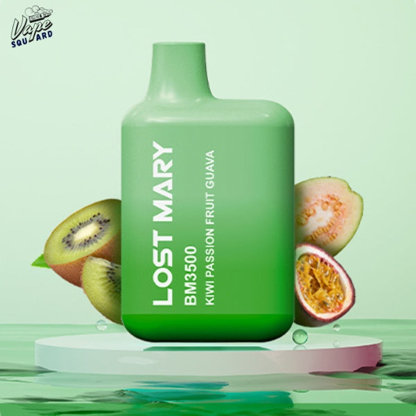 Kiwi Passion Fruit Guava Lost Mary Bm3500 Prefilled Vape