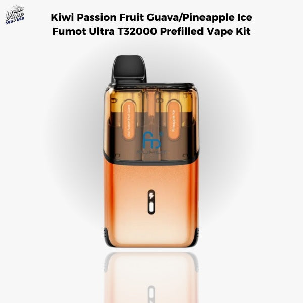 Kiwi Passion Fruit Guava/Pineapple Ice Fumot Ultra T32000 Prefilled Vape Kit
