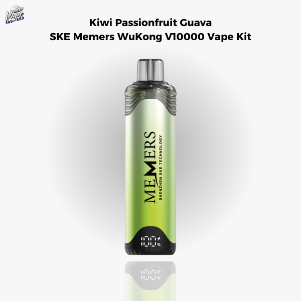 Kiwi Passionfruit Guava SKE Memers WuKong V10000 Vape Kit